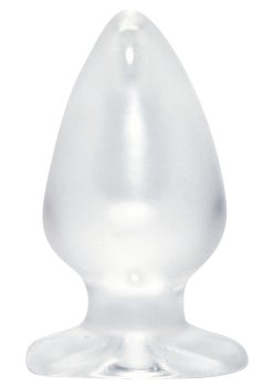 Transparentní anální kolík – Silikonové a gelové anální kolíky