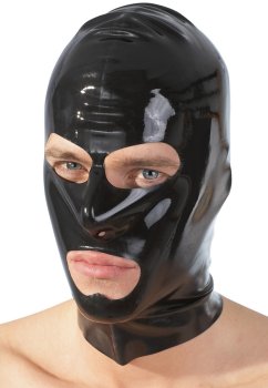Latexová maska - černá, unisex – Erotické masky na hlavu