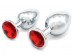 Anální šperk - červený, malý (7,5 cm)