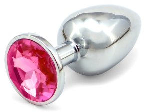 Anální šperk - světle růžový, malý (7,5 cm) – Anální kolíky