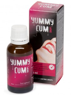 Kapky YUMMY CUM pro lepší chuť spermatu, 30 ml