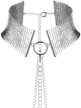 Obojek - náhrdelník Désir Métallique, stříbrný – Chokery na krk