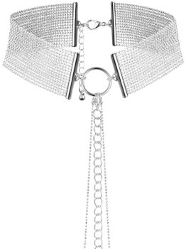 Obojek - náhrdelník Magnifique, stříbrný – Chokery na krk