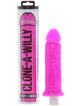 Odlitek penisu Clone-A-Willy Hot Pink - vibrátor – Odlitky penisu