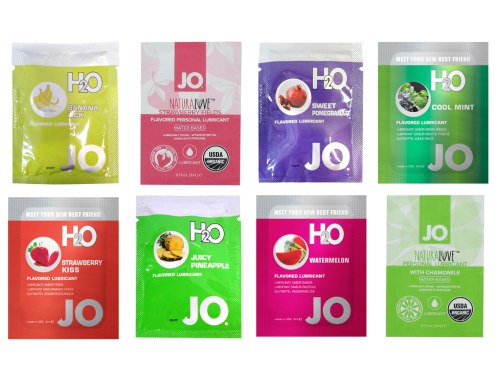 Degustační balíček lubrikačních gelů System JO - mix příchutí