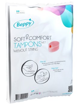 Menstruační houbičky Beppy WET - vlhčené, 10 ks – Menstruační tampony (houbičky)
