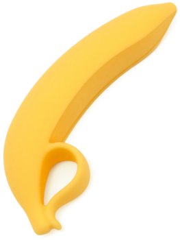 Rozkošné dildo na bod G "Banánek" – Silikonová dilda