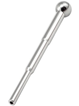 Dilatátor - třístupňový s kuličkou (dutý), 6-10 mm – Kolíky do penisu (penis plugy)