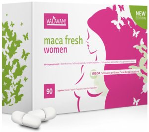 MACA FRESH Women - pro intimní, psychické i fyzické zdraví žen, 90 kapslí – Přípravky na zvýšení libida u žen