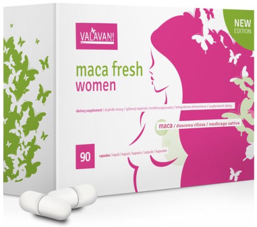 MACA FRESH Women - pro intimní, psychické i fyzické zdraví žen, 90 kapslí