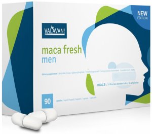 MACA FRESH Men - pro intimní, psychické i fyzické zdraví mužů, 90 kapslí – Afrodiziaka pro muže