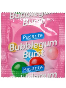 Kondom Pasante Bubblegum Burst - sladká žvýkačka – Kondomy s příchutí