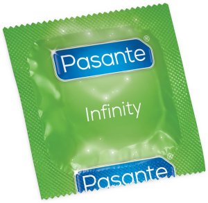 Kondom na oddálení ejakulace Pasante Delay Infinity, 1 ks – Znecitlivující kondomy na oddálení ejakulace