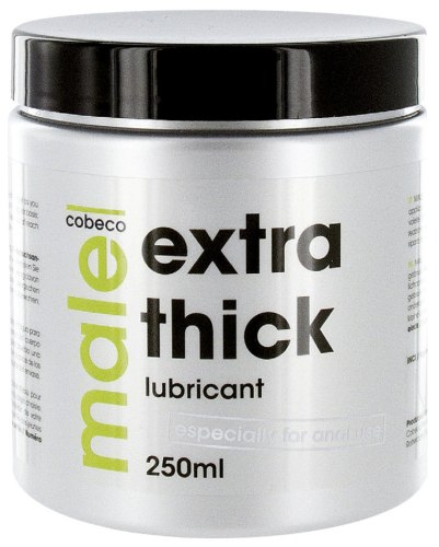 Extra hustý anální lubrikační gel MALE EXTRA THICK, 250 ml