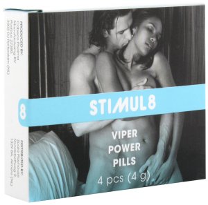 Stimul8 - tablety na posílení mužského libida Viper Power Pills – Přípravky na zvýšení libida u mužů