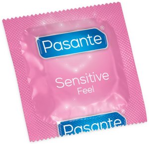 Kondom Pasante Sensitive Feel - ultratenký, 1 ks – Ztenčené kondomy