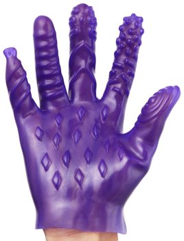Masturbační rukavice se stimulačními výstupky – Masážní pomůcky a doplňky