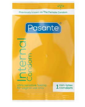 Kondomy pro ženy: Kondom pro ženy Pasante Internal Condom, 1 ks