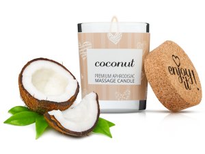 Afrodiziakální masážní svíčka MAGNETIFICO - Enjoy it! Coconut – Masážní svíčky