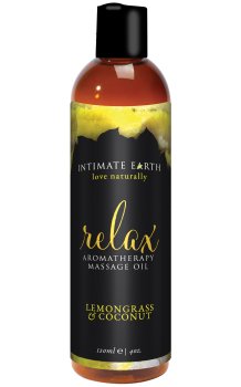 Masážní olej Intimate Earth Relax – Masážní oleje
