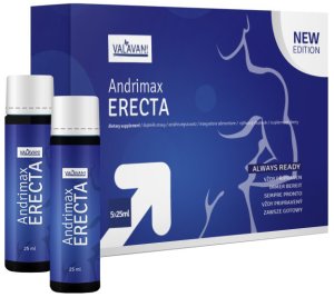 Nápoj pro okamžité posílení erekce Andrimax ERECTA – Tablety a prášky na erekci