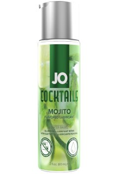 Lubrikační gel System JO Cocktails Mojito – Lubrikační gely s příchutí (na orální sex)