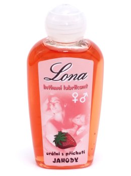 Lubrikační gel LONA - jahodový (orální) – Lubrikační gely s příchutí (na orální sex)
