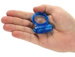 Vibrační erekční kroužek Vibro Ring, modrý