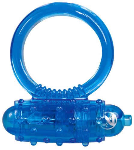 Vibrační erekční kroužek Vibro Ring, modrý