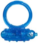 Vibrační erekční kroužek Vibro Ring, modrý