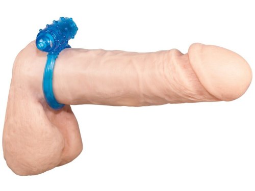Vibrační erekční kroužek Vibro Ring, modrý