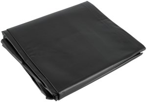 Lakované vinylové prostěradlo Fetish Collection, černé – Lakované ložní prádlo