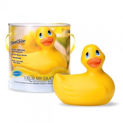 Vibrující kachnička I Rub My Duckie, žlutá