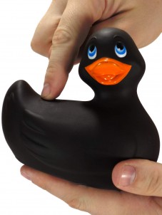 Vibrující kachnička I Rub My Duckie, černá