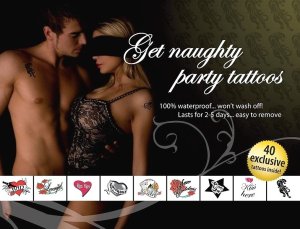 Tetování Get Naugty Party – Dočasné tetování