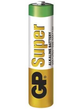 Baterie AAA GP Super, alkalická – Baterie do erotických pomůcek, powerbanky