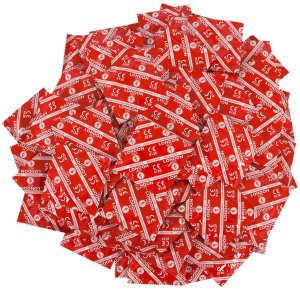 Výhodné balíčky kondomů: Balíček kondomů Durex LONDON jahoda, 50 ks