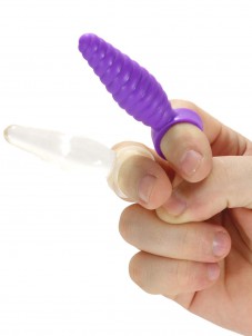 Anální prstík Plug&Play, fialový
