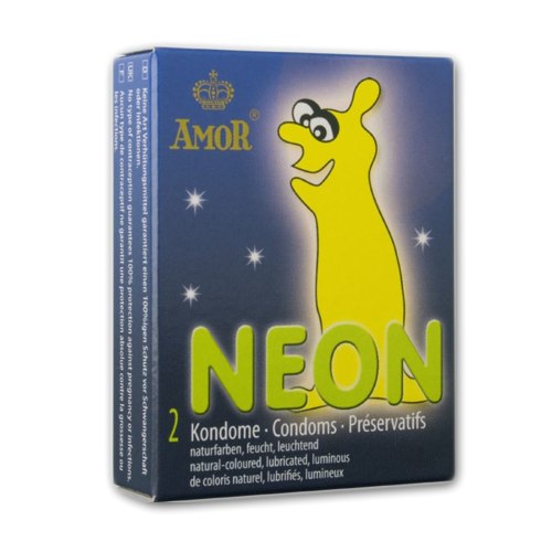Svítící kondomy Amor NEON