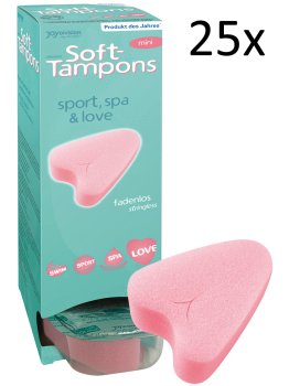 Menstruační houbičky Soft-Tampons MINI, 25 ks (2 ks zdarma) – Menstruační tampony (houbičky)