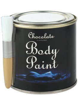 Čokoládový bodypainting v plechovce – Bodypainting (malování na tělo)