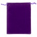 Dárkový sametový pytlík - fialový, 9x12 cm