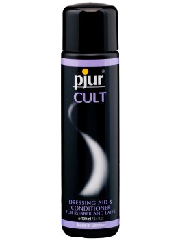 Pjur CULT - pro snadné oblékání gumy a latexu – Údržba latexu - laky, pudry, čisticí prostředky