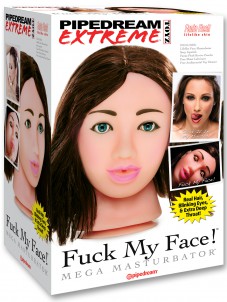 Sexy brunetka - masturbátor Fuck My Face