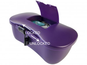 Hygienický kufřík na pomůcky Joyboxx, fialový