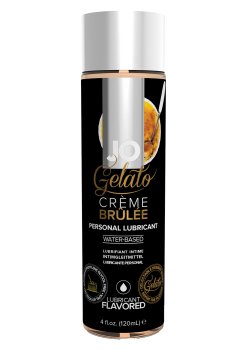 Lubrikační gel System JO Gelato Creme Brulee – Lubrikační gely s příchutí (na orální sex)