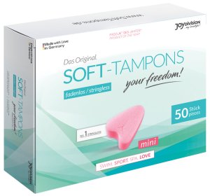 Menstruační houbičky Soft-Tampons MINI, 50 ks – Menstruační tampony (houbičky)