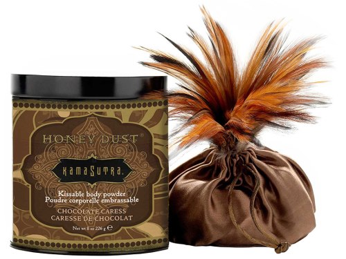 Slíbatelný tělový pudr Honey Dust Chocolate Caress