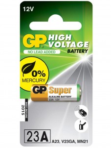 Baterie 23A GP High Voltage, alkalická