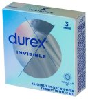 Ztenčené kondomy Durex Invisible, 3 ks